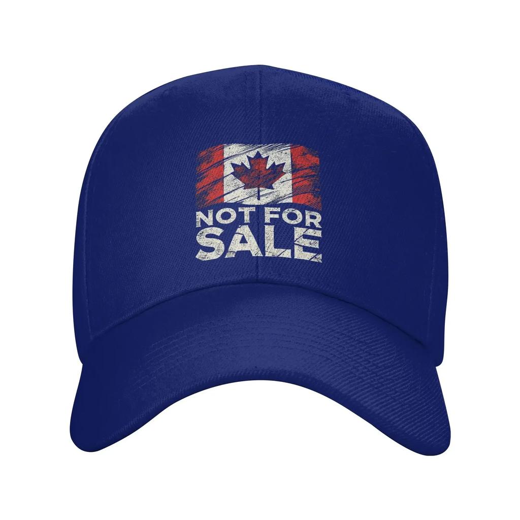 Canada is Not For Sale Sun Baseball Cap Flag Design Summer Design Print Trucker Hat For Unisex-Teens Kpop Rock Hats