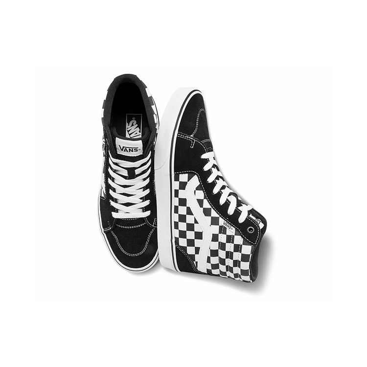 Vans Filmore High Checkerboard - Black White Unisex Sneakers VN0A5KXT5GX