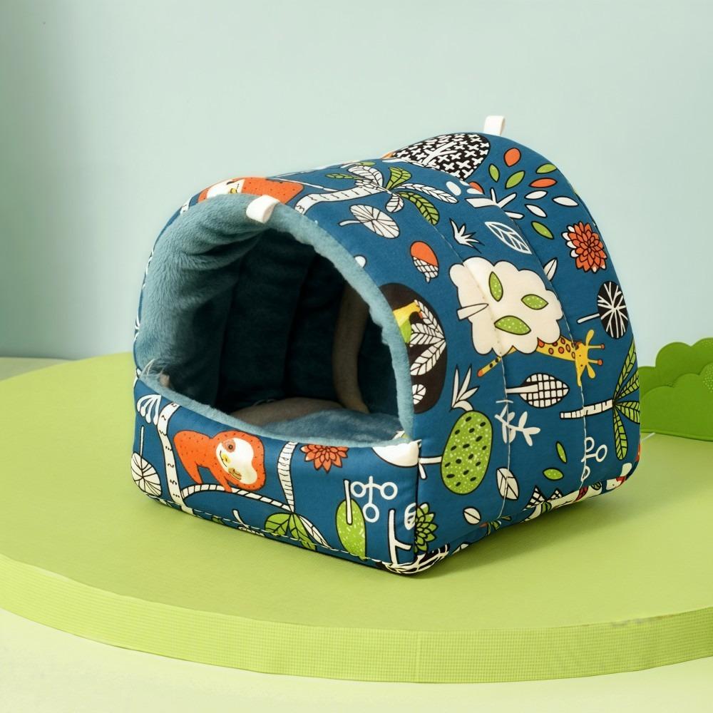 Cotton Velvet Hamster House Soft Small Pet Home New Squirrel Bed For Hedgehog Mouse Etc