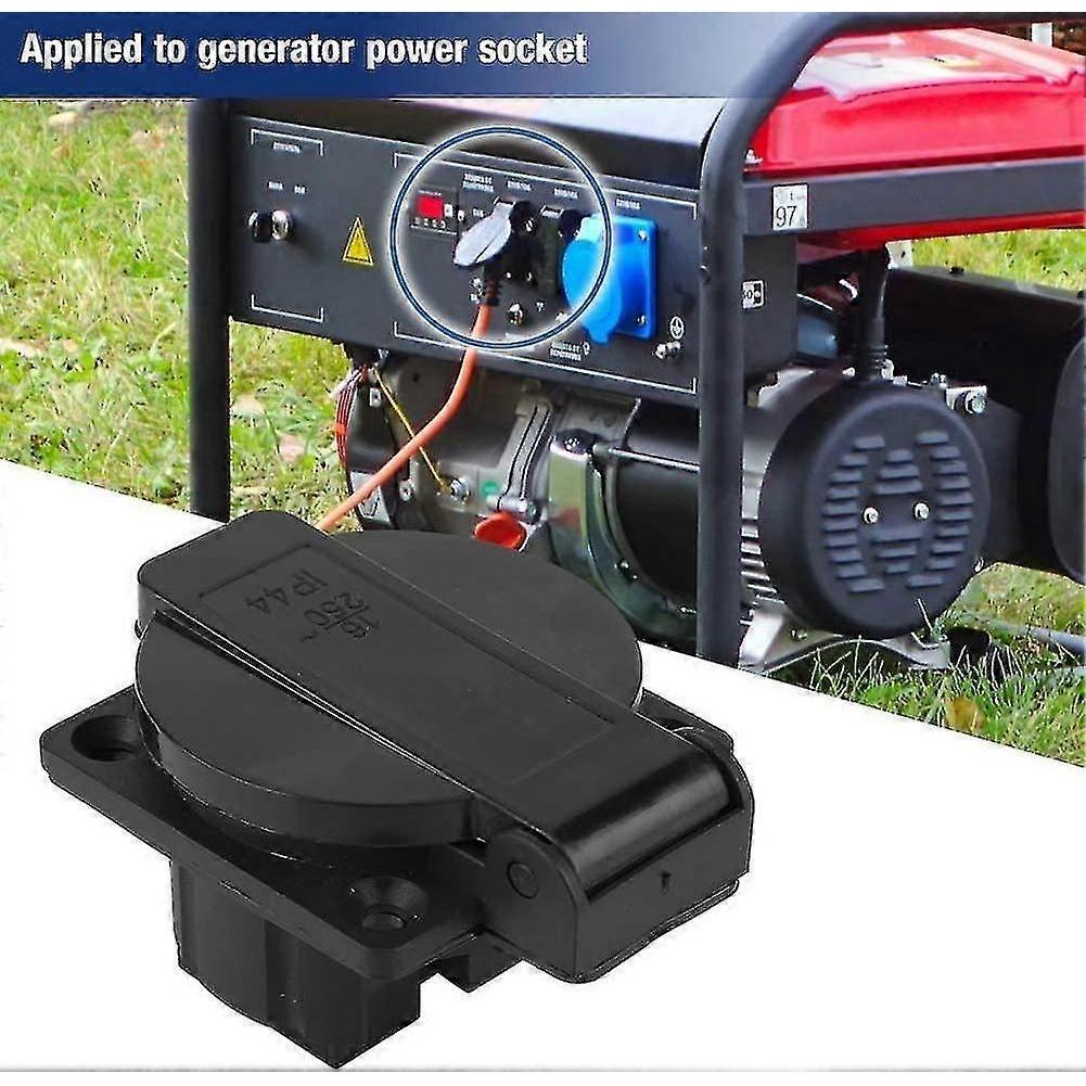 Ip44 Waterproof European Socket For Type E/f,16a,german/french Industrial Dustproof Socket With Cover