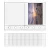 10pcs Sheet A7 Binder Refill Clear PP Pocket 6 Rings Loose Leaf Inner Page for Idol Photocard Holder Book