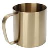 Edelstahl Büro Bierkrug Tragbar Haushalt Outdoor Wasser Kaffeetasse 480mlGold