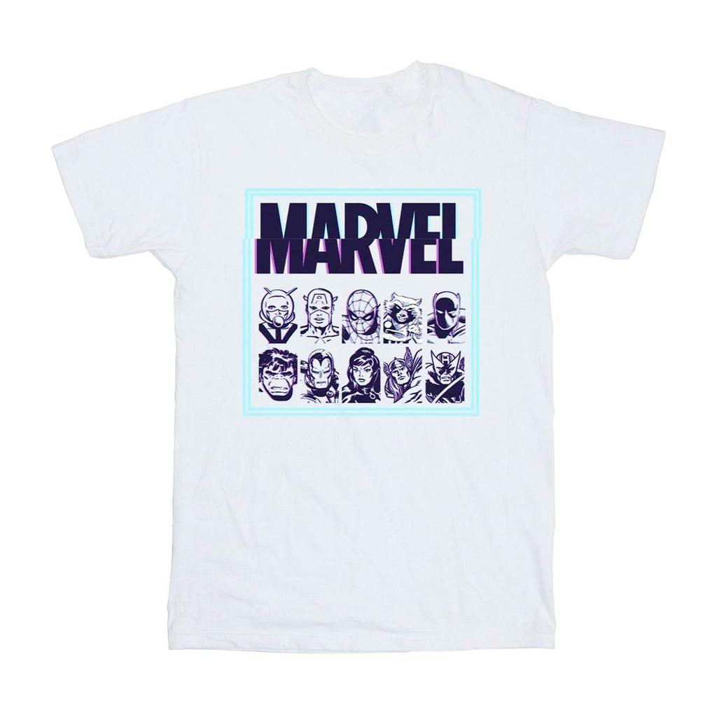 Marvel Mens Comics Glitch T-Shirt