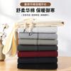 Womens 320g Cotton Blend Hooded Zip-Up Sweatshirt Loose Fit Casual Pullover