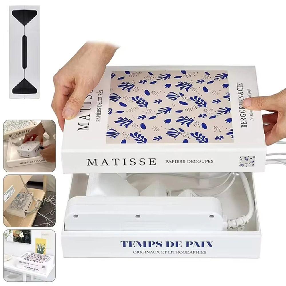 

Charging Cable Storage Tool Data Cable Storage Box Charging Cable Organization Box for Home/Office B