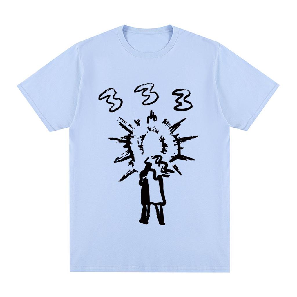 333 Bladee Hip Hop Vintage T-shirt Swedish Rapper Cotton Men T shirt New Tee Tshirt Womens Tops