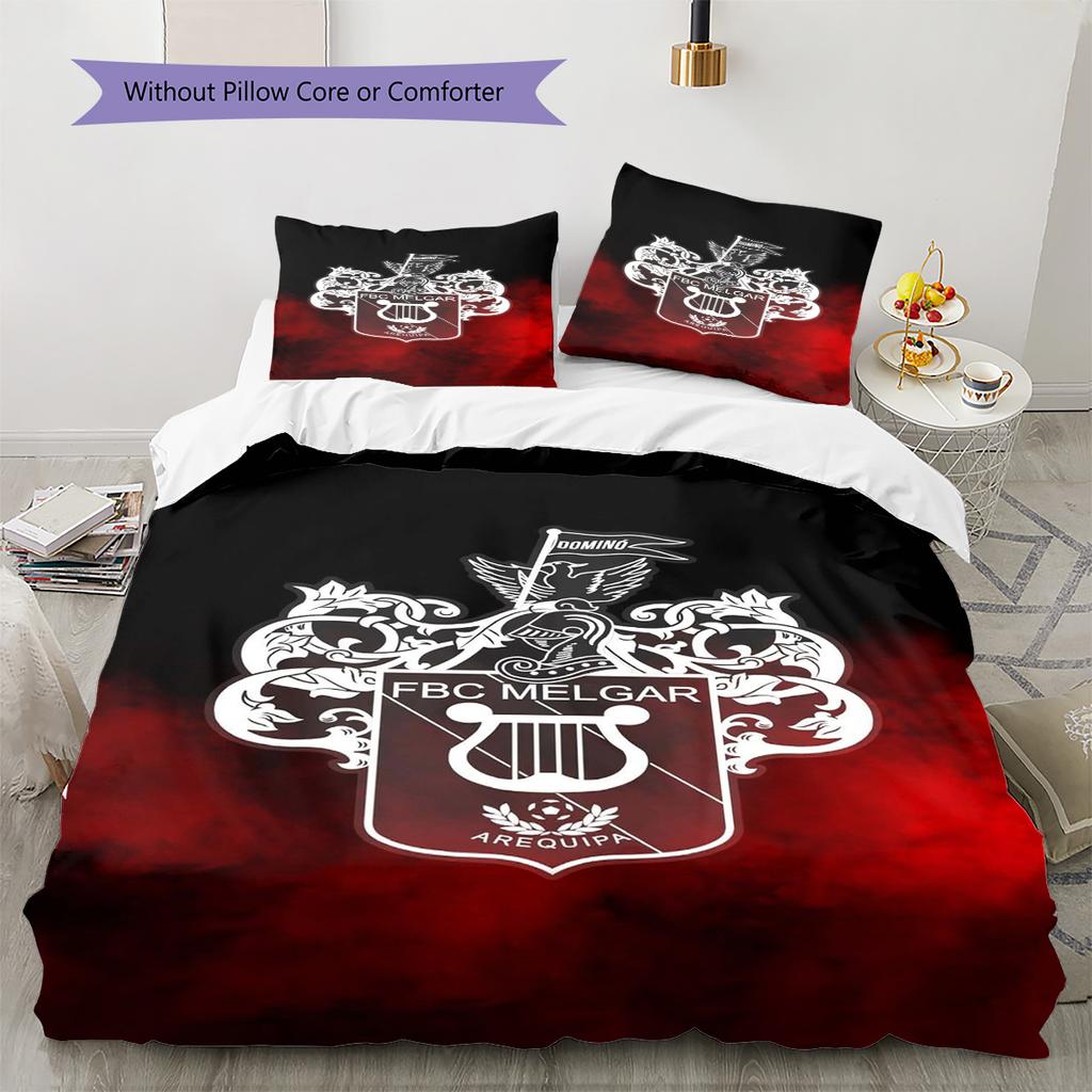 FBC MELGAR Pattern Bedding Set Quilt Cover Pillowcase Home Decor Gift (1 * duvet cover + 2 * pillowcase, without core)