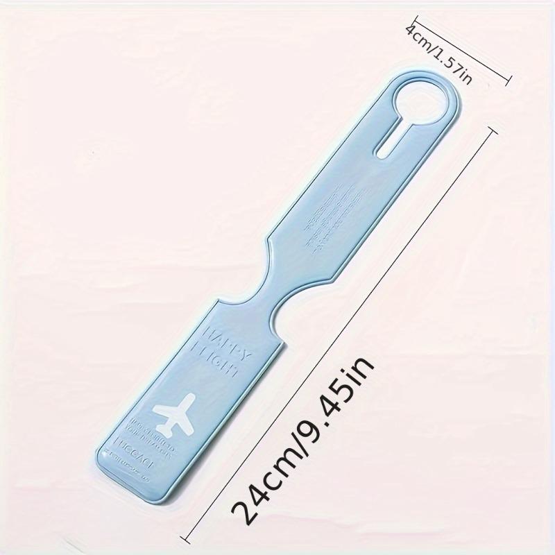 5pcs Waterproof Luggage Tags - Stylish Flat Pattern Travel Accessories for Quick and Secure Luggage Identification