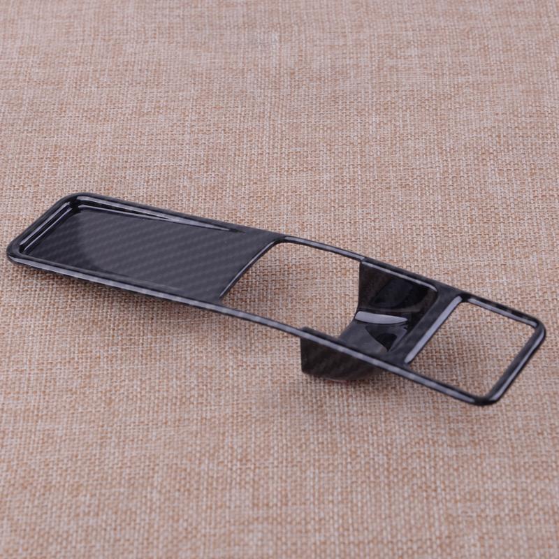 Carbon Electrical Park Brake Buttons EPB Cover Hold Trim Fit for Jaguar F-pace XE XF 2016 2017 2018