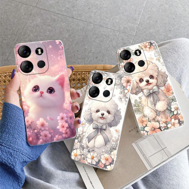 For Infinix Smart 7 Smart 6 HD Plus Case Luxury Protective Cover For Infinix Smart 5 India Marble Clear Soft Silicone Phone Case