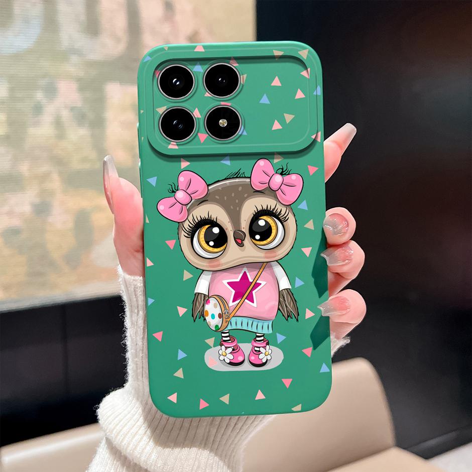 

Case For Xiaomi Poco F8 Pro Ultra Cartoon Flower Pattern Soft Silicone Protective Cover For PocoF8Pro F8Ultra Anti Scratch Funda Xiaomi Poco F8 Pro