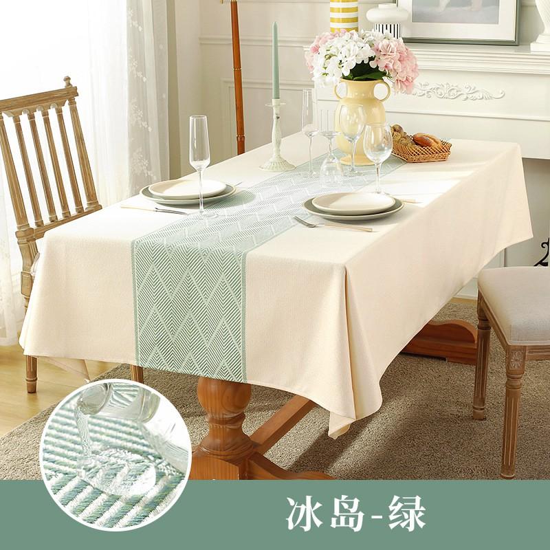 Nordic Thick Tablecloth Waterproof Oilproof Heat Resistant Square Table Cloth Home Decor