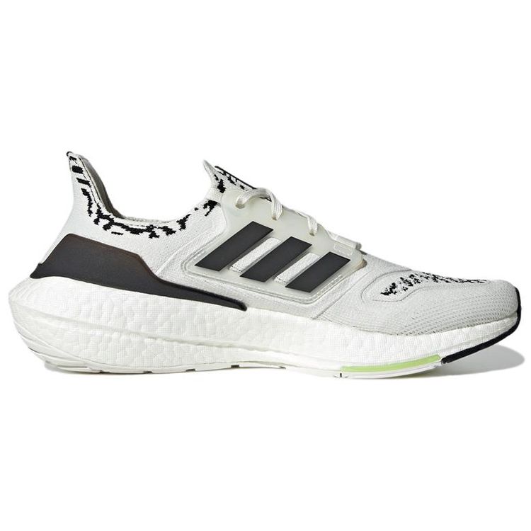 adidas Scarpe da ginnastica unisex UltraBoost 22 Non Dyed Zebra Bianco Core-Nero Quasi-Lime GX5573
