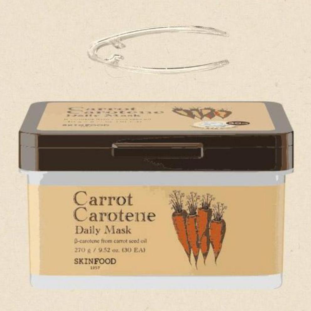 SKINFOOD Carrot Carotene Daily Mask, 30 sheets