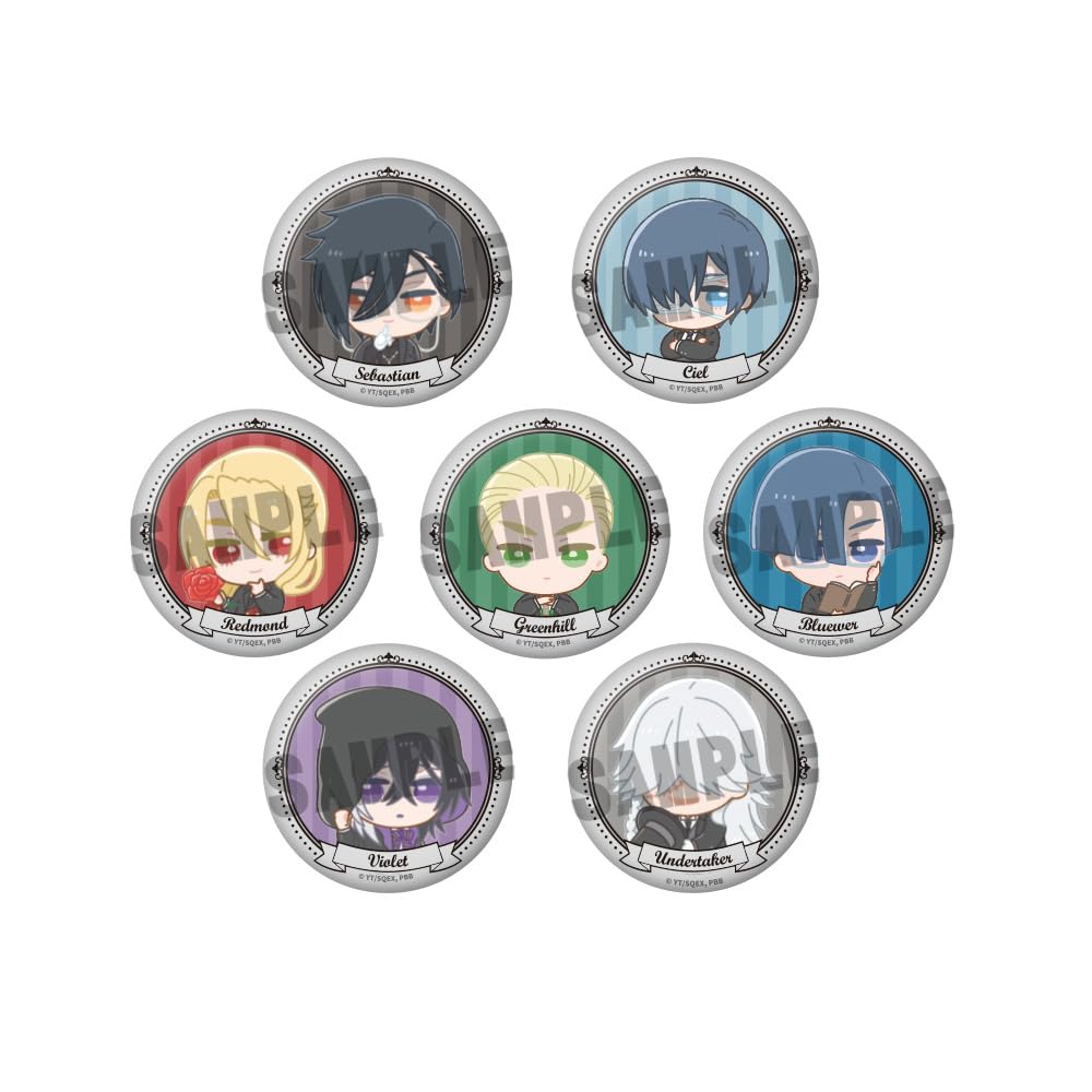 

TV anime Black Butler: Boarding School Arc Fuwarume trading badges 7-piece box