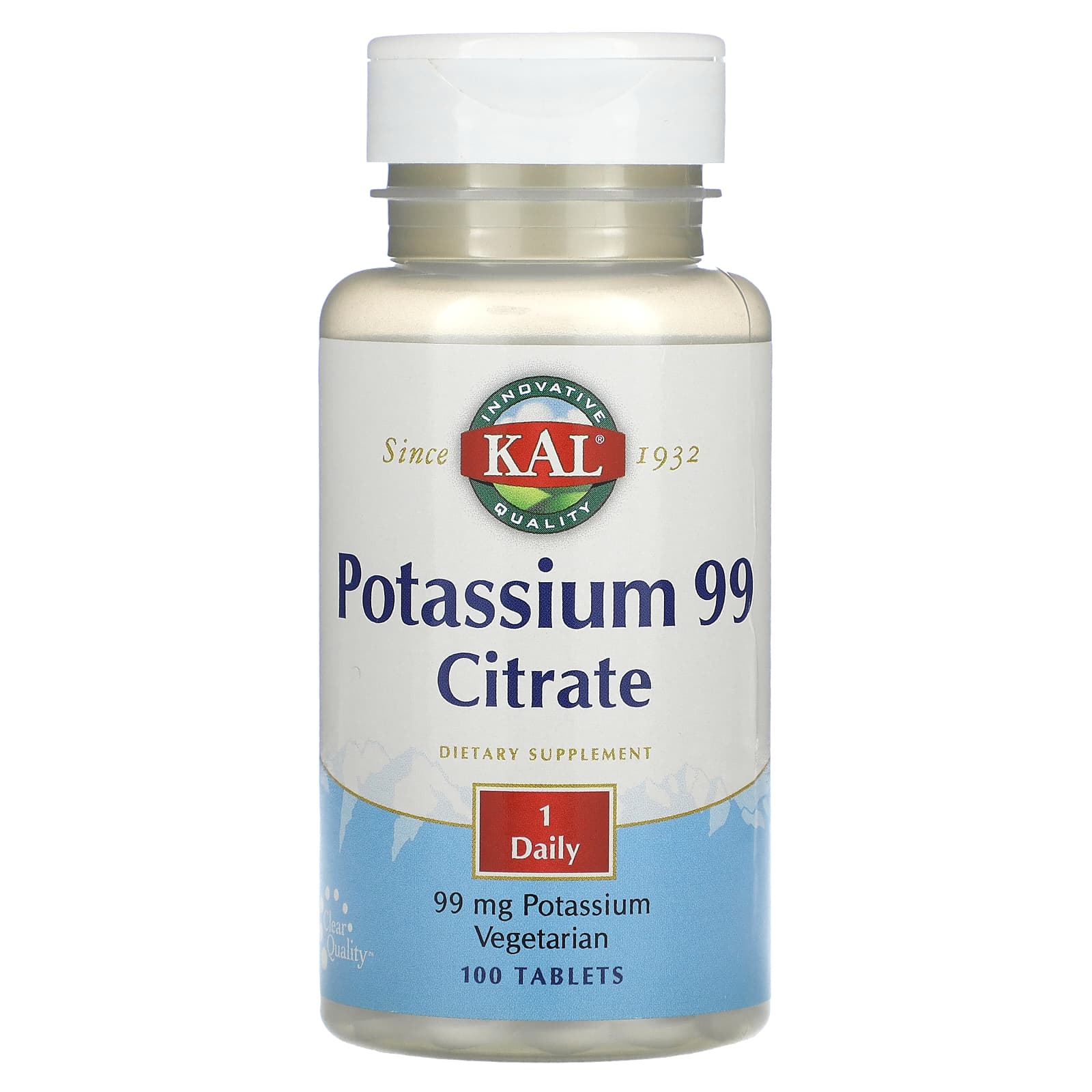 

Potassium 99 Citrate, 99Mg, 100 Tablets