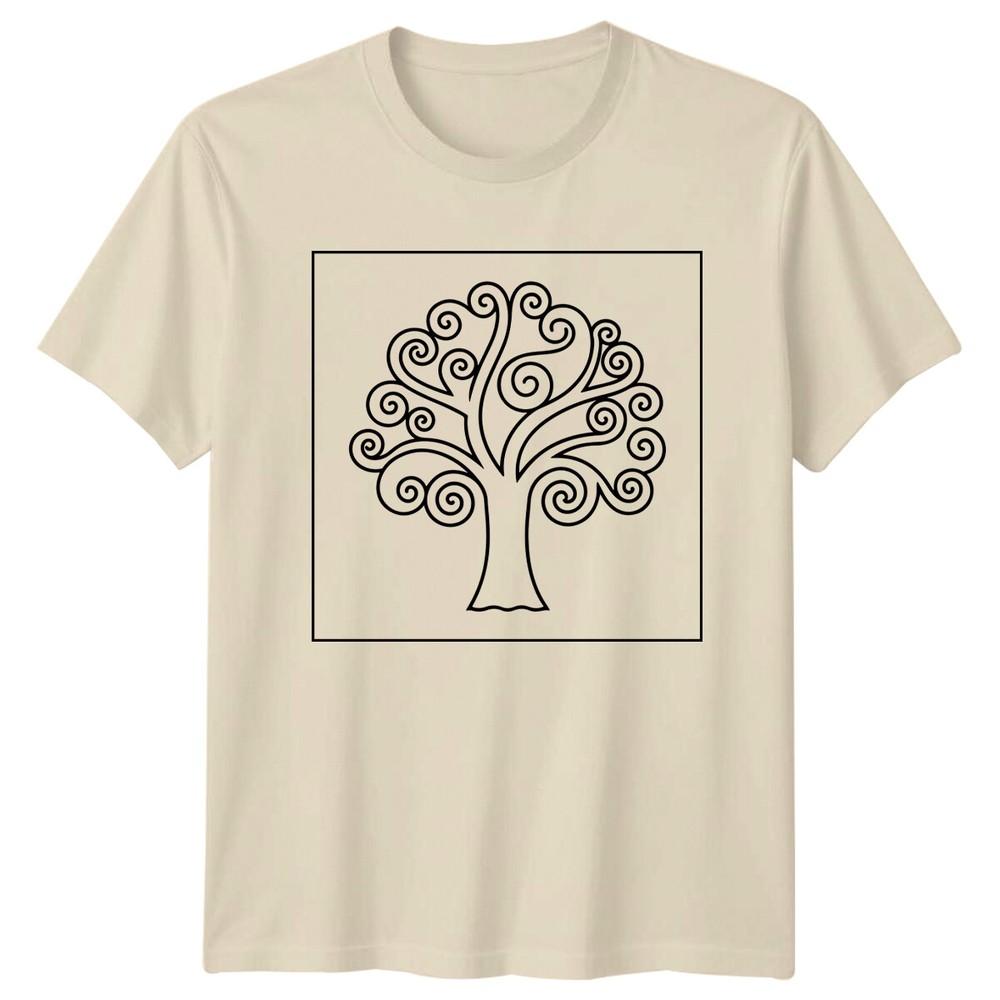 Swirl Tree Art Nature Unisexs TShirt Unisexs Tee Graphic Unisex Top