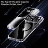 IPAKY For iPhone 17 Pro Max Clear Case Compatible with MagSafe Shockproof TPU+PC Phone Back Cover