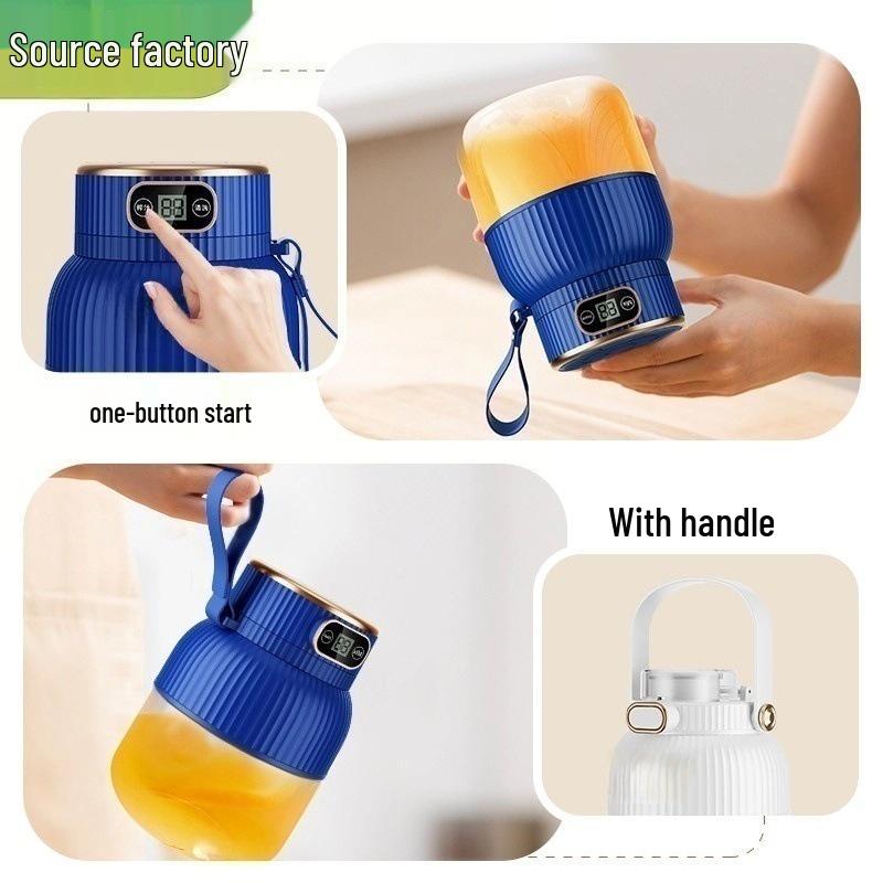 Ton-Ton Portable Wireless Electric Juicer Cup - Multifunctional, Large Capacity Fruit Juicer
