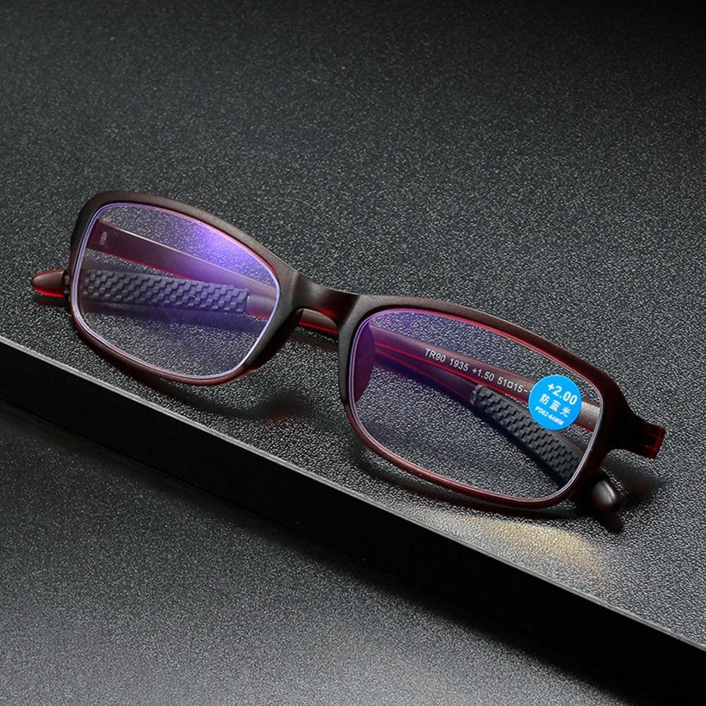 Women Anti-Blue Light Reading Glasses Urltra-Light Eye Protection Unisex Elegant Hyperopia Glasses TR90 Eyeglasses +1 +4