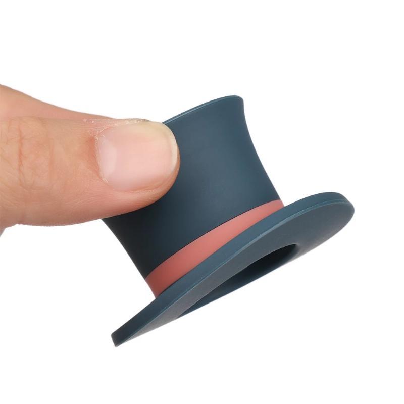 Silicone Hat Champagne Wine Beer Bottle Cork Stopper Plug Wine Bottle Sealer Cap Stopper Bar Kitchen Tool Vacuum Sealed Sealer Plug