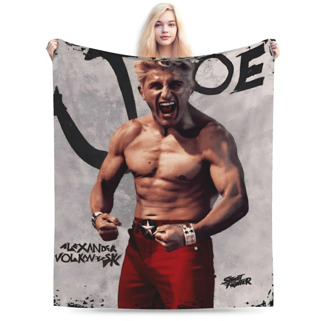 Streets Fighters Movie Blanket Coral Fleece Plush Relax Ultra-Soft Throw Blanket for Bedroom Plush Thin Quilt