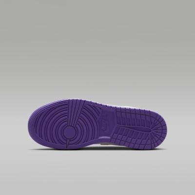 Jordan 1 Low Court Purple White Dusty Amethyst (GS)