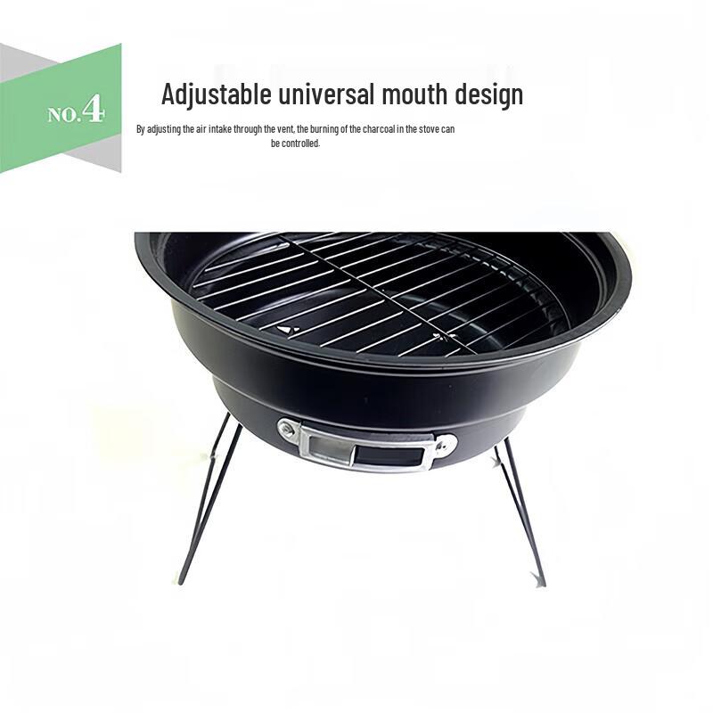 Seashore KL-08 Foldable Iron BBQ Grill