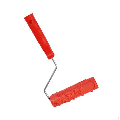 Rodillo de pintura de goma con textura de 180mm, herramienta de decoración, accesorios de pintura para el hogar