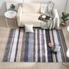 Modern Abstract Vertical Striped Area Rug Contemporary Geometric Pattern Design Non - Slip Floor Carpet for Living Room Bedroom