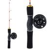 Ice Fishing Spinning Combos 2 Pieces Ice Fishing Rod and Mini Ice Fishing Reel Winter Fishing Tackle