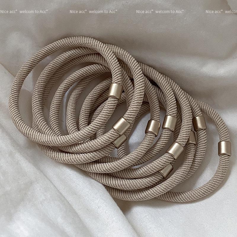 Durable High Elasticity Hair Tie for Women - Simple High-End Hair Rope for Ponytails