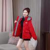 2024 Women's Loose Hooded Short Cotton-Padded Jacket - Korean Style Winter Coat