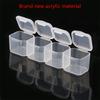 28 Compartment Adjustable Clear Plastic Storage Box For Jewelry Earrings Beads Screws Small Accessories Storage Box