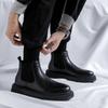 italian  designer men chelsea boots luxury fashion platform shoes party prom dress cowboy genuine leather boot ankle botas