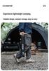 Mountain Fun ShineTrip Ultra-light Tactical Folding Aluminum Stool with Storage