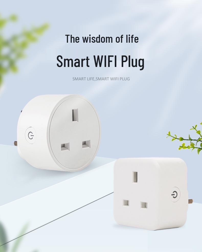 Graffiti WiFi Smart Socket with Mobile App & Alexa Voice Control - UK Standard