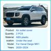 Air Outlet Covers For Haval Dargo Big Dog MK1 2020~2025 Car Under Rear Seat Ventilation Conditioner Vent Interior Accessories