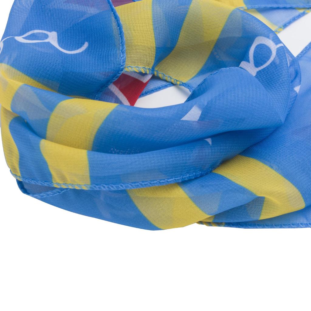 Chiffon Silk Scarf Women'S Decorative Scarf Long Silk Scarf Activity Gift Small Silk Scarf Polyester Printed Scarf