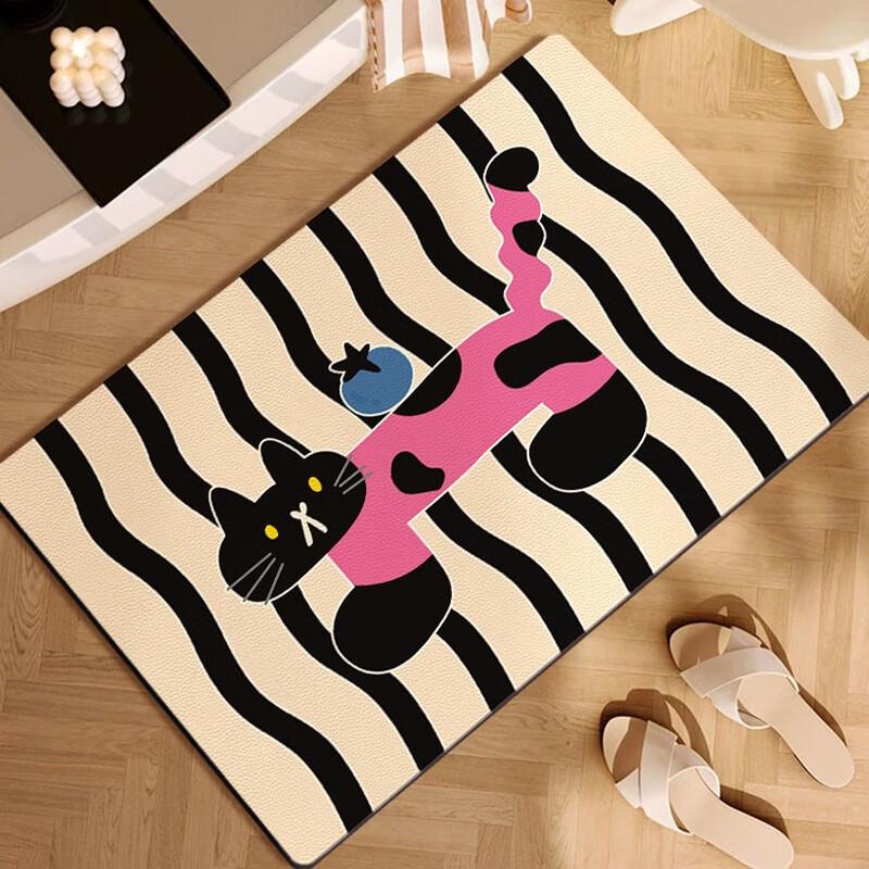 Cartoon Diatom Mud Bathroom Anti-slip Mat