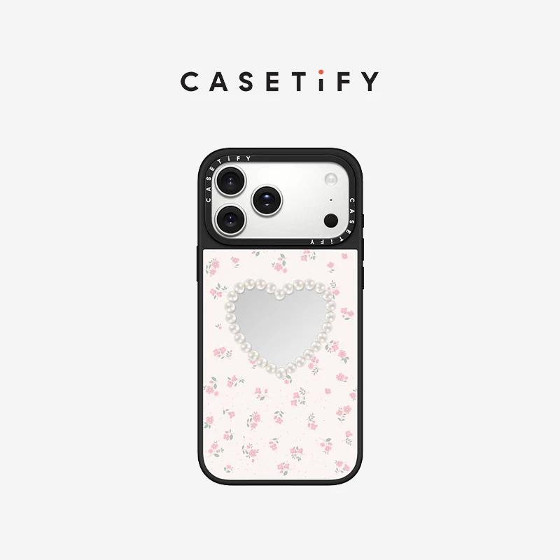 CASETiFY Цветочный жемчужный чехол MagSafe для iPhone 17 Pro Max