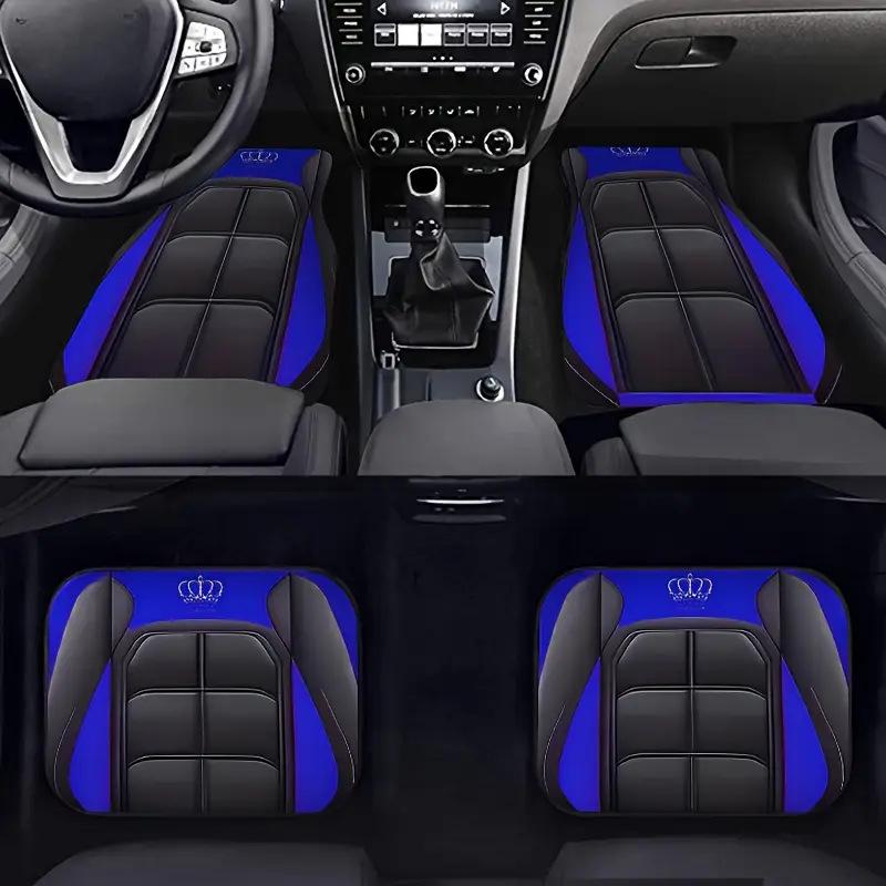 

Универсальный комплект из четырех частей грязеотталкивающих полиэстеровых ковриков для пола автомобиля 44*68cm (Set of 2)