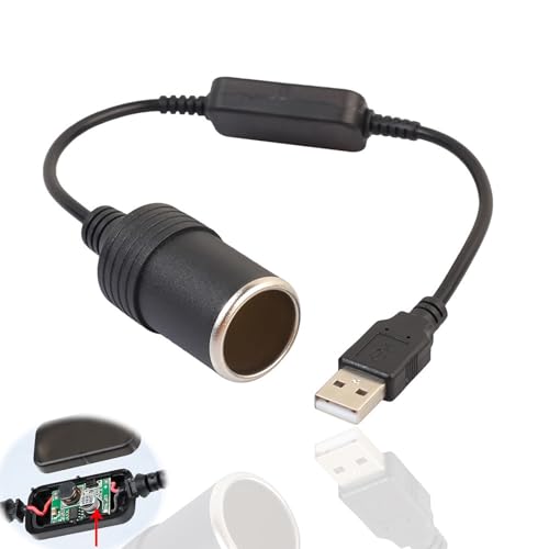 

(АЛЛВД) Автомобильная розетка прикуривателя USB-порт 12 В Автомобильный адаптер-конвертер с гнездом USB для прикуривателя Адаптер Автомобильное зарядное устройство Совместимый