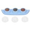 Catnip Balls Rotatable Teeth Cleaning Interactive Pea Shape Kitten Licking Toy for Chewing Indoor