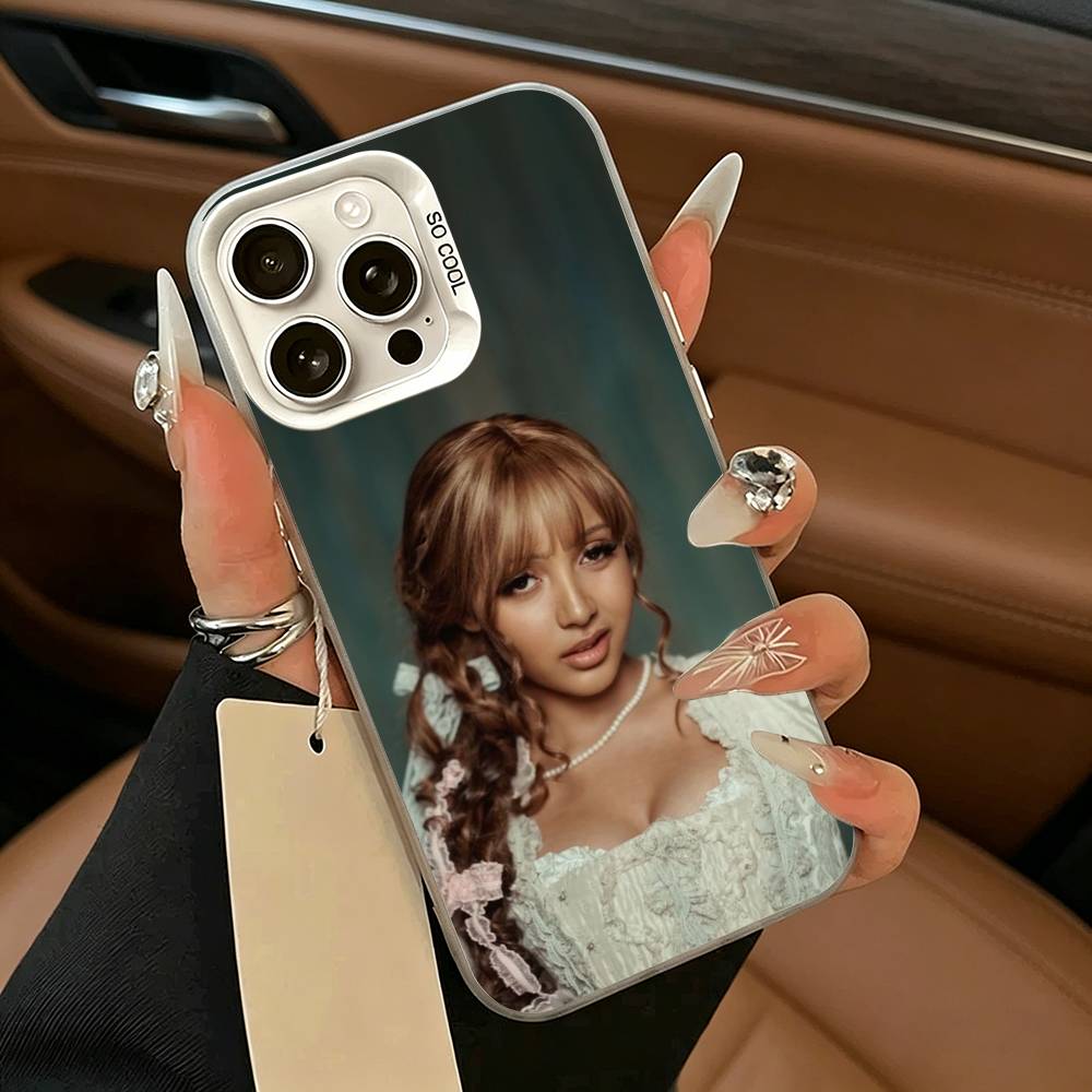 Street Mix PinkPantheress Phone Case For iPhone 11 12 13 14 15 16Pro Max Plus White Silver  Phone Cover