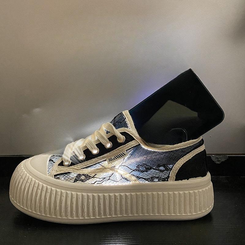 Breathable Big-toe Shoes Cloth Shoes Women's Casual Sponge Shoes