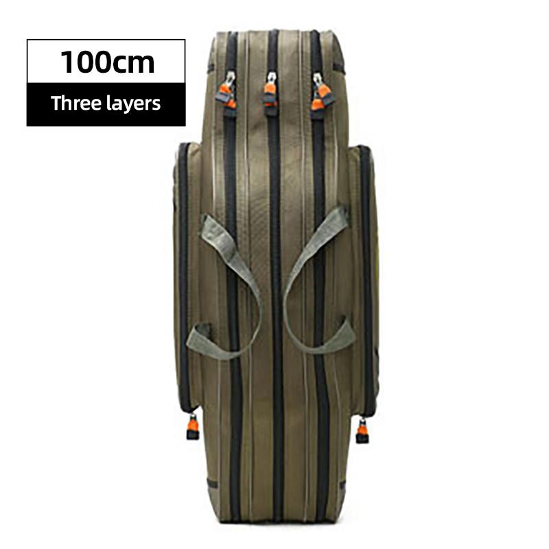 Fishing Bag 80cm90cm1 Meter 1.2 Two-layer Three-layer Four-layer Large-capacity Fishing Gear Bag, Sea Rod Bag, Fishing Rod Bag, Big Belly Bag