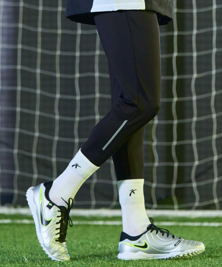 GALEX Football Calf Point Cropped Pants Black Ga6681 Bk