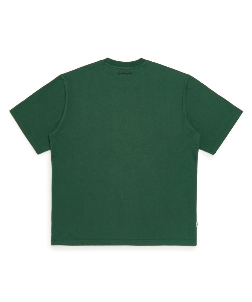 Mark Gonzales Childhood Graphic T-Shirt - D/Green