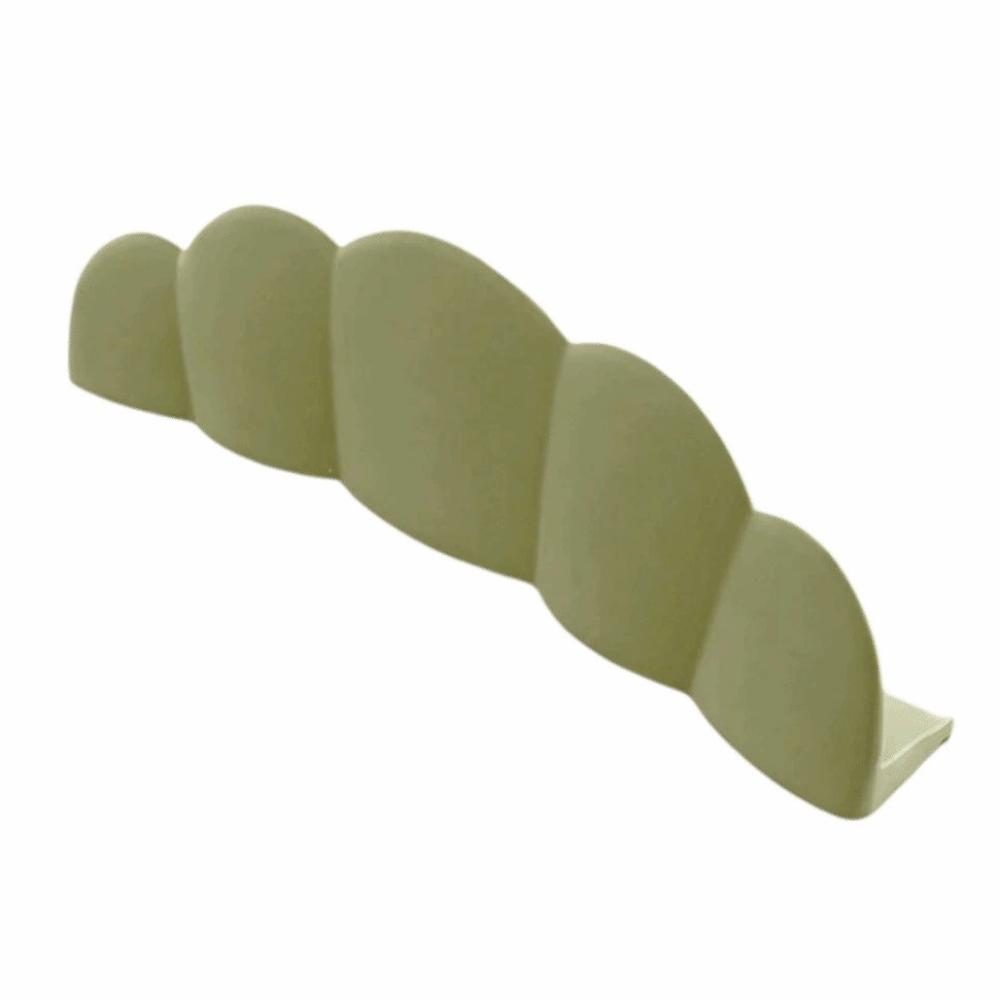 Reusable Sink Water Retainer Silicone Sink Splash Guards Waterproof Baffle Kitchen Sink зелёный